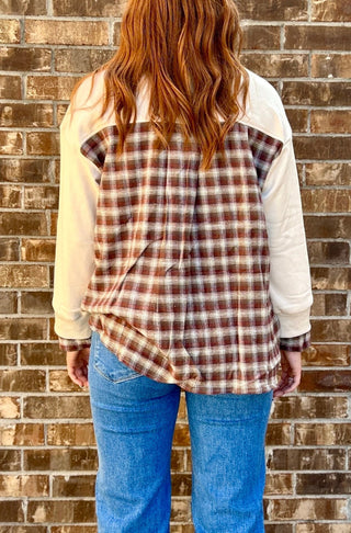 Penny Plaid Top