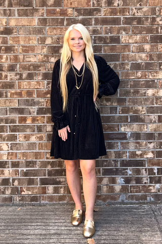 Brinley Black Dress