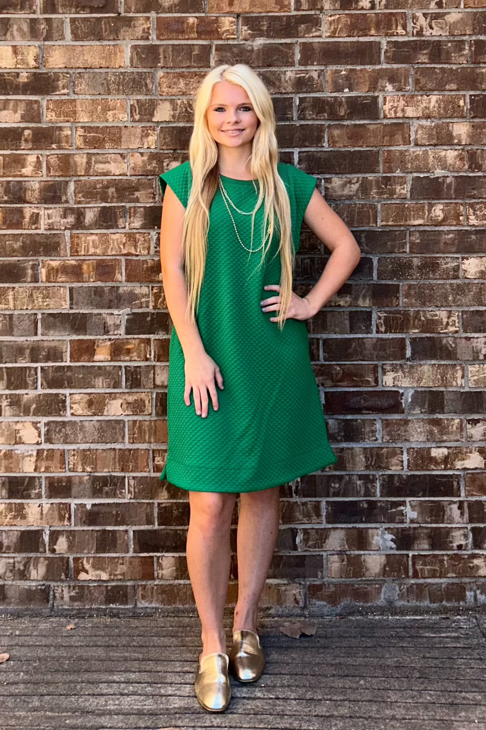 Teresa Dress in Green