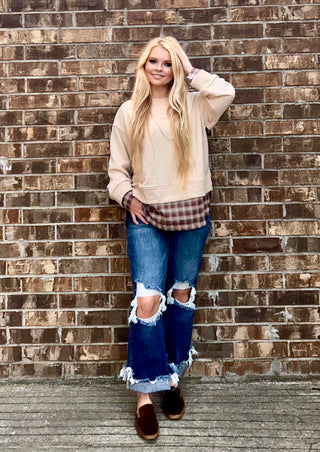 Penny Plaid Top