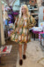 Regina Rust/Olive Print Dress