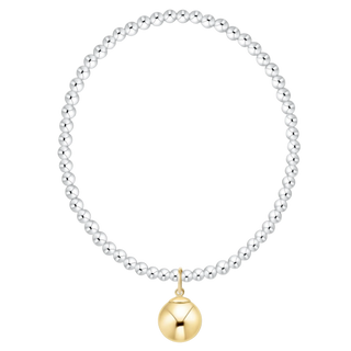 Pearl necklace with a gold pendant on a white background