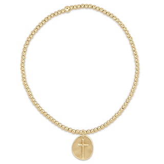 enewton: Classic Gold 2mm Bracelet - Inspire Small Gold Disc