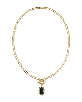 KENDRA SCOTT: ELISA ENAMEL LINK AND CHAIN NECKLACE