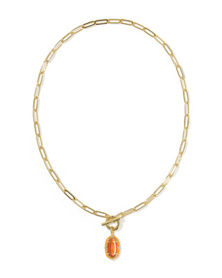 KENDRA SCOTT: ELISA ENAMEL LINK AND CHAIN NECKLACE