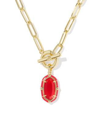 KENDRA SCOTT: ELISA ENAMEL LINK AND CHAIN NECKLACE