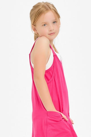 Kids Romper Dress In Hot Pink -FINAL SALE Blessings and Butterflies Kids Romper Dress In Hot Pink -FINAL SALE Blessings and Butterflies