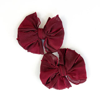 In Awe Ruffle Clip Bow Piggy Sets