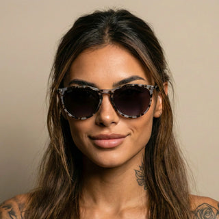 Dax Eyewear Midnight Polarized Sunglasses in Ash Black Ombre