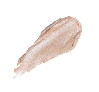 Beige makeup swatch on a white background