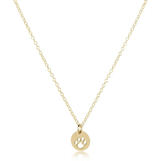 enewton: Paw Print Small Disc 16" Necklace