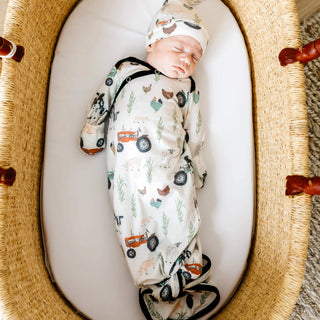 Copper Pearl Jo Knotted Gown