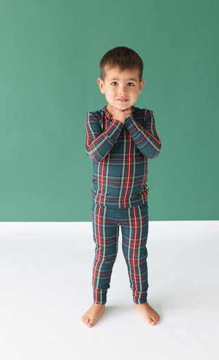 Posh Peanut Tartan Plaid Pajamas-FINAL SALE