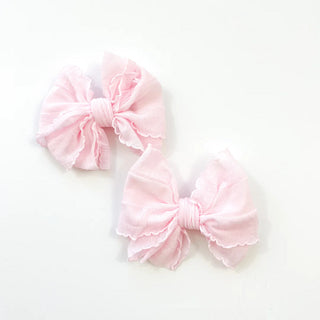 In Awe Ruffle Clip Bow Piggy Sets