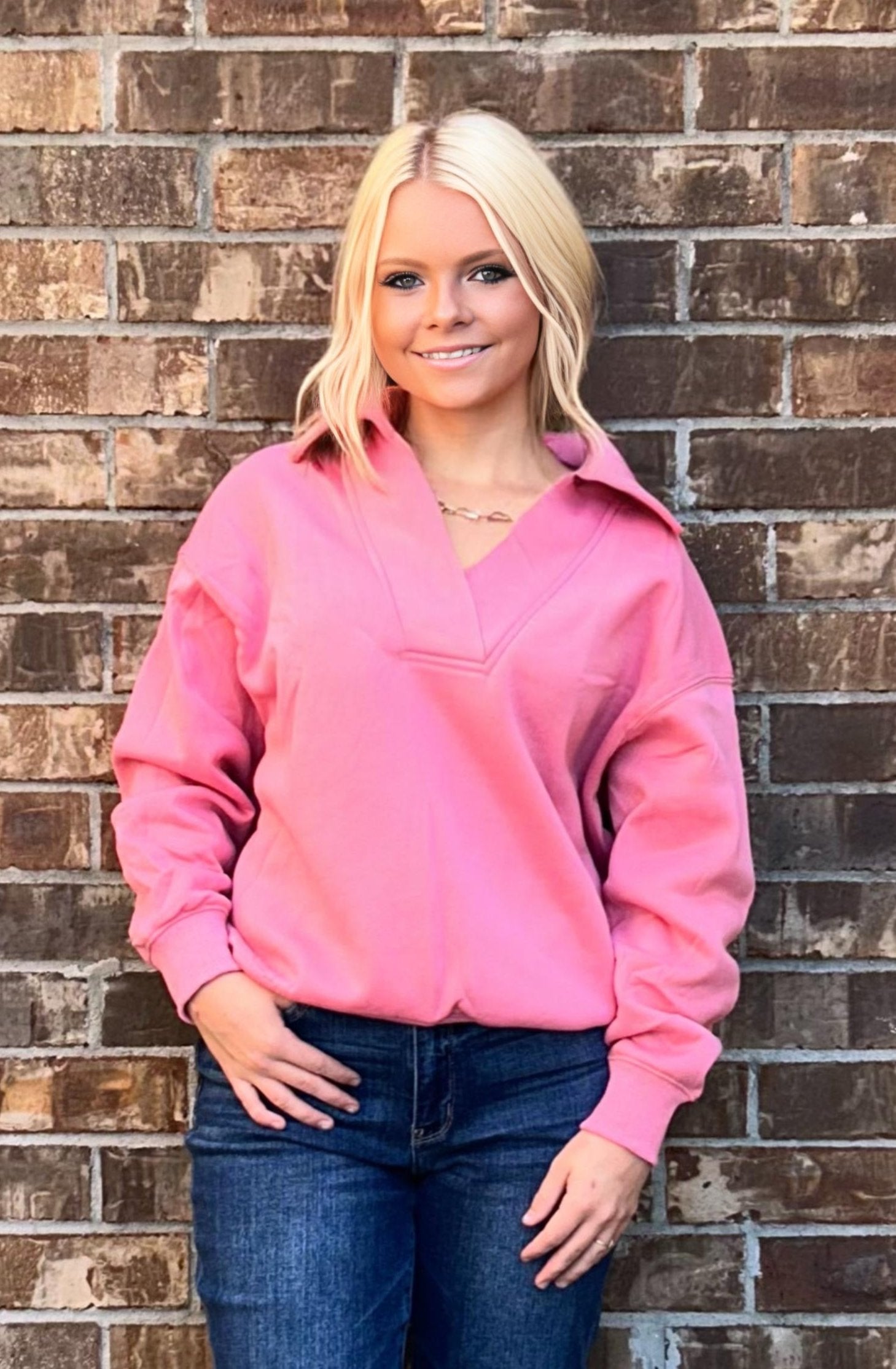 Rosie Rose Pink Sweatshirt