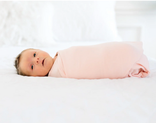 Copper Pearl Blush Swaddle Blanket