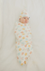 Copper Pearl Daisy Swaddle Blanket