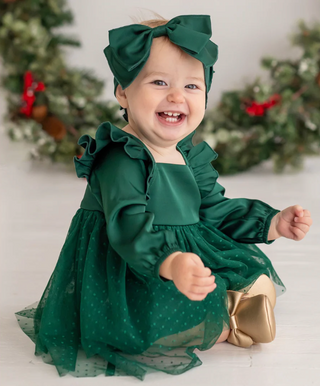 Isobella & Chloe Mistletoe Infant Dress