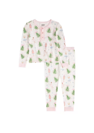 Toddlers: Mud Pie Tree Bow Pajamas