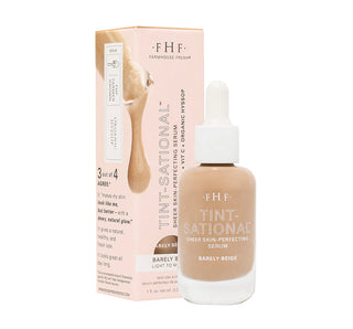 F.H.F. Tint-National sheer skin-perfecting serum bottle and packaging on a white background