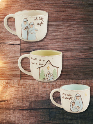 Mud Pie Nativity Mugs