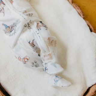 Copper Pearl Boone 2-Way Zipper Footie