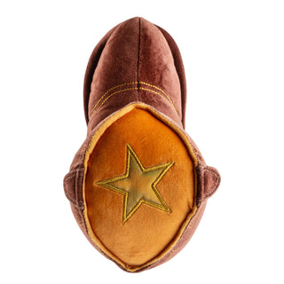 Brown Cowboy Boot Pet Toy