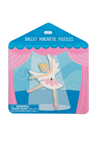 ballet magnetic puzzle book on white background