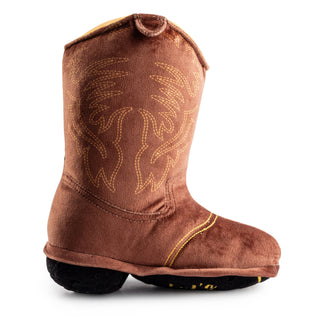 Brown Cowboy Boot Pet Toy