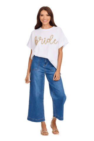 Mud Pie Bride Sparkle Top