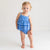 Posh Peanut Blue Jay Bumble Romper