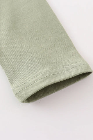 Sage Puff Sleeve Shirt