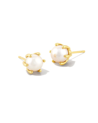 KENDRA SCOTT: ASHTON PEARL STUD EARRINGS