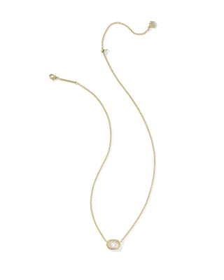 KENDRA SCOTT: DAPHNE FRAME SHORT PENDANT NECKLACE