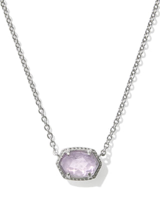 KENDRA SCOTT: DAPHNE FRAME SHORT PENDANT NECKLACE