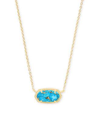 KENDRA SCOTT: ELISA SHORT PENDANT NECKLACE