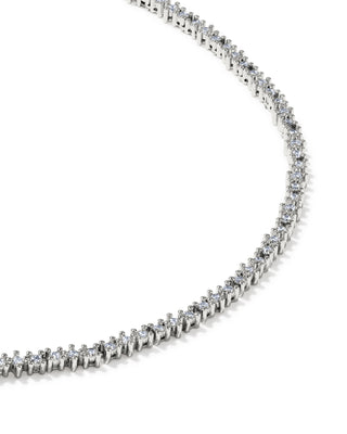 Close-up of a diamond bracelet on a white background