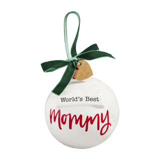 Mud Pie Round Christmas Tree Ornaments