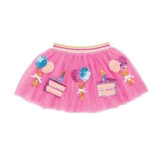 Girls: Mud Pie Sequin Birthday Pink Tutu