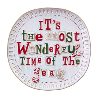 Mud Pie Most Wonderful Time Platter