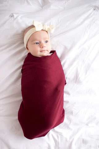 Copper Pearl Ruby Swaddle Blanket