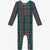 Posh Peanut Tartan Plaid Henley Romper