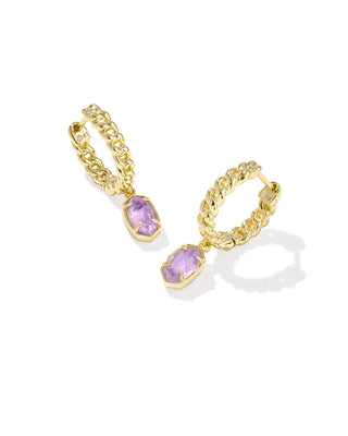 KENDRA SCOTT: EMLIE HUGGIE EARRINGS