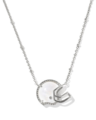 KENDRA SCOTT: FOOTBALL HELMET SHORT PENDANT NECKLACE