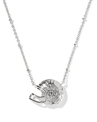 KENDRA SCOTT: FOOTBALL HELMET SHORT PENDANT NECKLACE