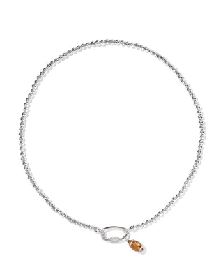 KENDRA SCOTT: FOOTBALL METAL STRAND NECKLACE