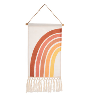 Rainbow "Miracle" Fringe Wall Decor