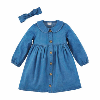 Toddler Denim Dress Set