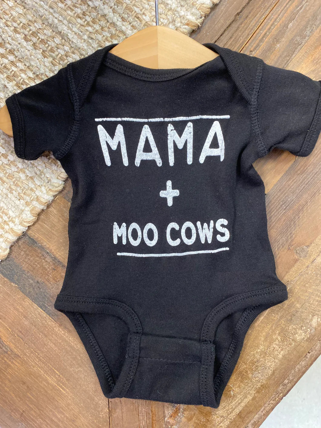 Mama + Moo Cows Onesie