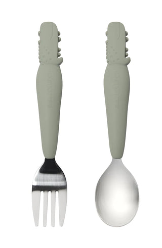 Alligator Spoon/Fork Set